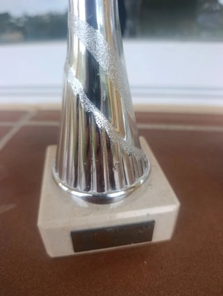 Lote 2 Trofeos Plateados