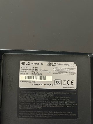 Smart TV LG Negra 24 pulgadas