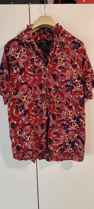Camisa Springfield Manga Corta Estampada Talla L