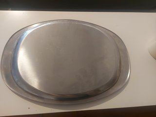 Vassoio Alessi Ovale Acciaio Inox