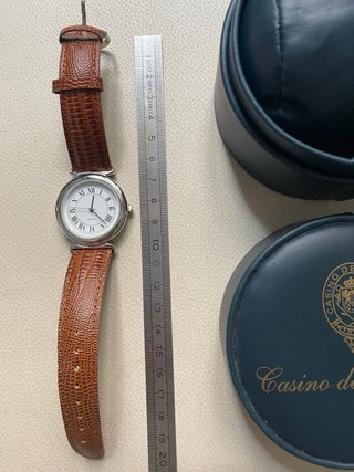 Reloj Casino de Madrid Mujer Cuarzo Marrón Plata