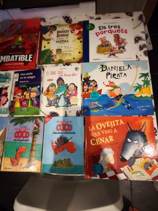 Lote 17 libros varios infantiles, tambien unidades