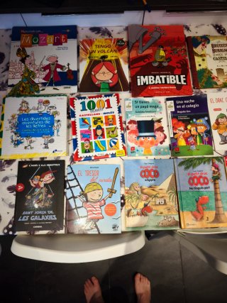 Lote 17 libros varios infantiles, tambien unidades