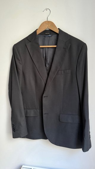 Blazer Negro Massimo Dutti