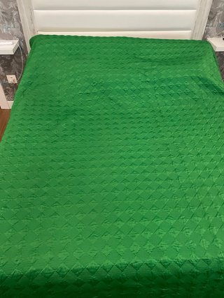 Colcha Zara Home Verde 135x190