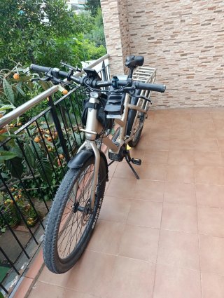 Bicicleta Eléctrica Beige
