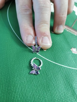 Pendientes mariposa plata NUEVOS. OFERTAAAAAAAA