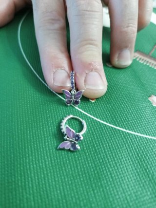 Pendientes mariposa plata NUEVOS. OFERTAAAAAAAA