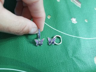 Pendientes mariposa plata NUEVOS. OFERTAAAAAAAA