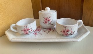 Set caffè vintage in ceramica