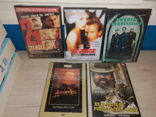Lote 5 Películas DVD (21 Gramos, Matrix Reloaded,