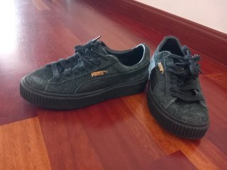 Zapatillas Puma Talla 37 Negro/Dorado