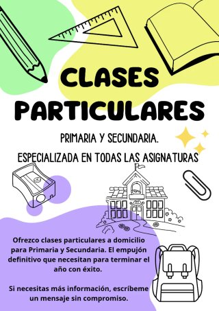 clases particulares de Primaria y Secundaria
