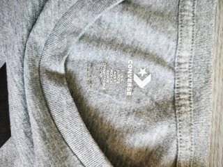 Camiseta Converse Gris Logo Estrella Talla S/M