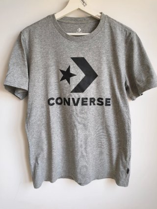 Camiseta Converse Gris Logo Estrella Talla S/M