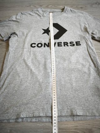 Camiseta Converse Gris Logo Estrella Talla S/M