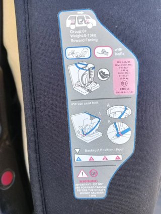 SILLA COCHE ISOFIX GRUPO 0-1-2-3 Negra