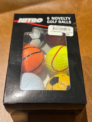 6 Palline da Golf Nitro Novità