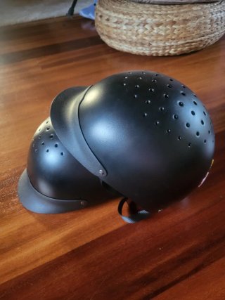 Casco equitación infantil negro