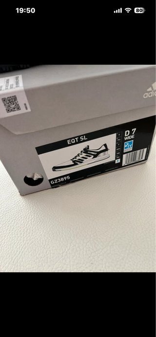 Zapatillas Adidas EQT Wide Golf Negras/Blancas