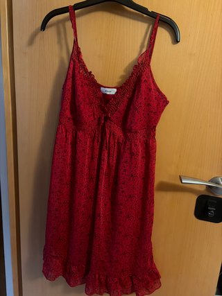 Camisón Etam Verano Estampado Rojo Talla M