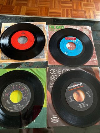 Lote 4 Vinilos 7 Pop Rock Internacional