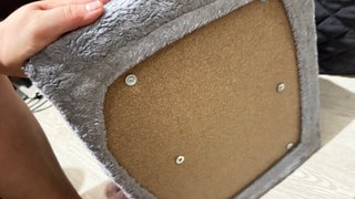 Escalera para perro gris