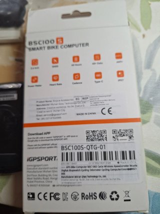 GPS Ciclismo IGPSPORT BSC 100 S