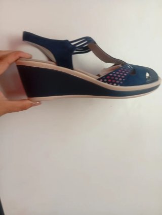 Sandalias HURLON Mujer Azul Multicolor