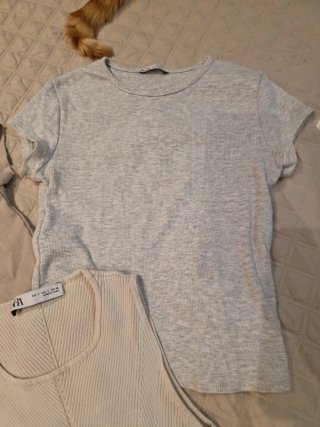 Pack 3 Camisetas XS/S Bershka y Zara