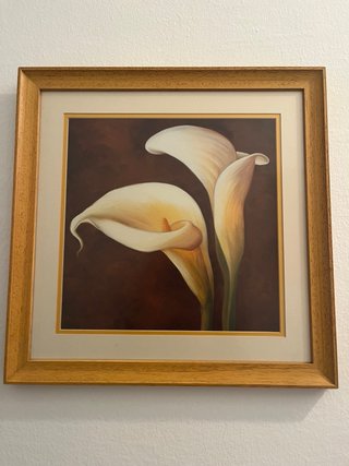 Cuadro Flores Tulipan Madera