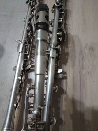 3 Clarinetes Metálicos Vintage