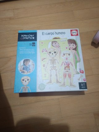 Puzzle El Cuerpo Humano Educa 4-7 Años
