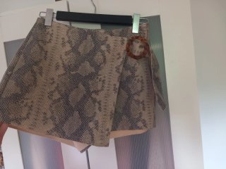 Falda pantalón Zara animal print S