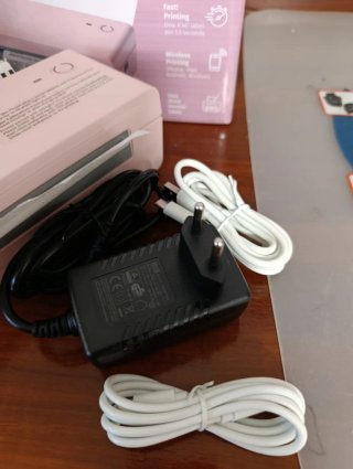 Impresora de etiquetas JADENS rosa