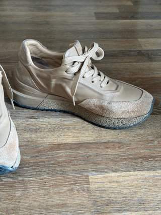 Zapatos Deportivos Beige/Marrón