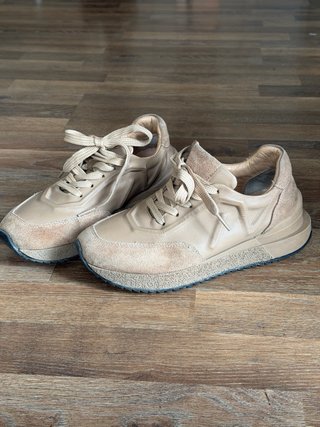 Zapatos Deportivos Beige/Marrón
