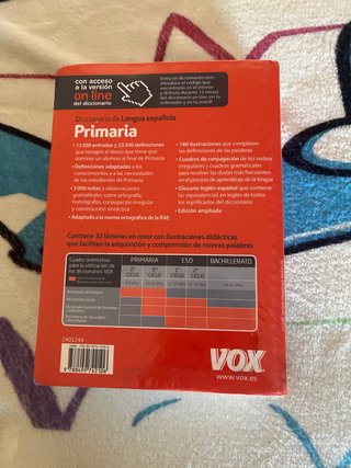 Diccionario Primaria lengua española.