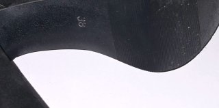 Sandalias tacón negras T38