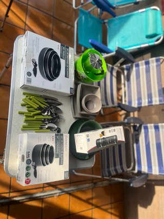 Set de sartenes y cazos Ernesto camping