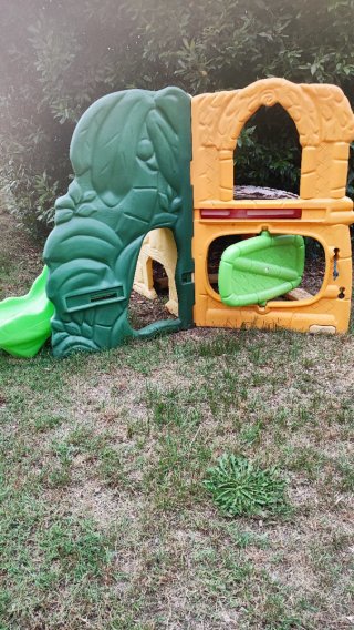 Tobogán infantil de plástico