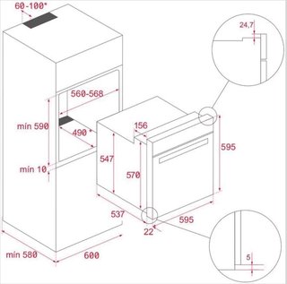 Horno NUEVO Teka HSB 6150 SSE00