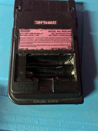 Nintendo Game Boy Pocket Nero