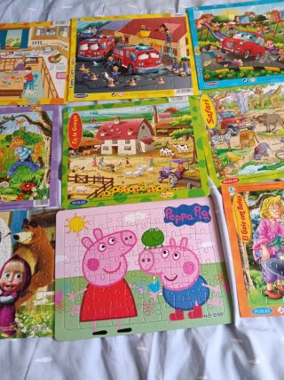 Lote Puzzles Infantiles Peppa Pig, Safari, Coches
