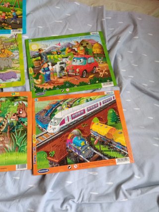 Lote Puzzles Infantiles Peppa Pig, Safari, Coches