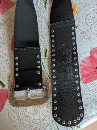 Cintura TWOWAY Vera Pelle vintage ,Made in Italy