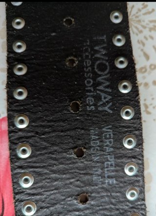 Cintura TWOWAY Vera Pelle vintage ,Made in Italy