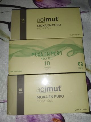 Moxa en puro de artemisa