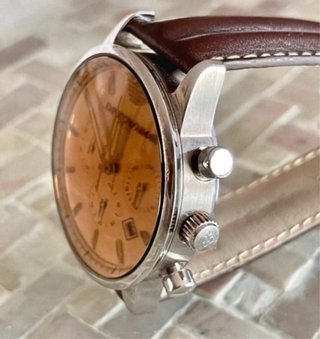 Reloj Emporio Armani Cronógrafo Marrón/Dorado