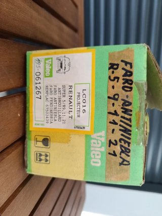 Faro Antiniebla Renault 5/R9/R11 Valeo